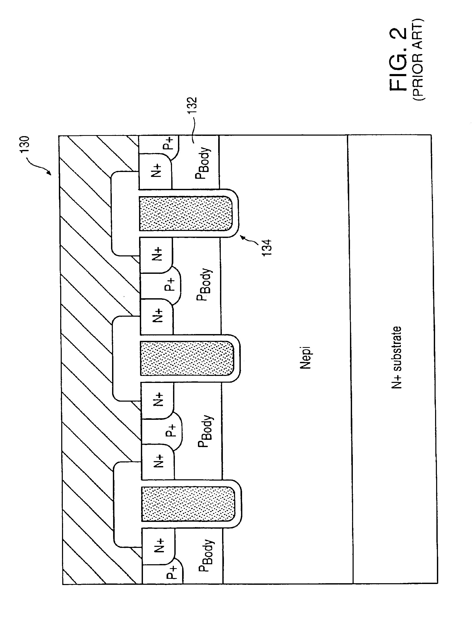 Trench semiconductor device having gate oxide layer with multiple thicknesses and processes of fabricating the same