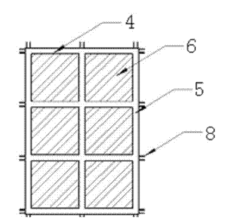 Energy dissipating and shock absorbing system having dense reinforcement structure