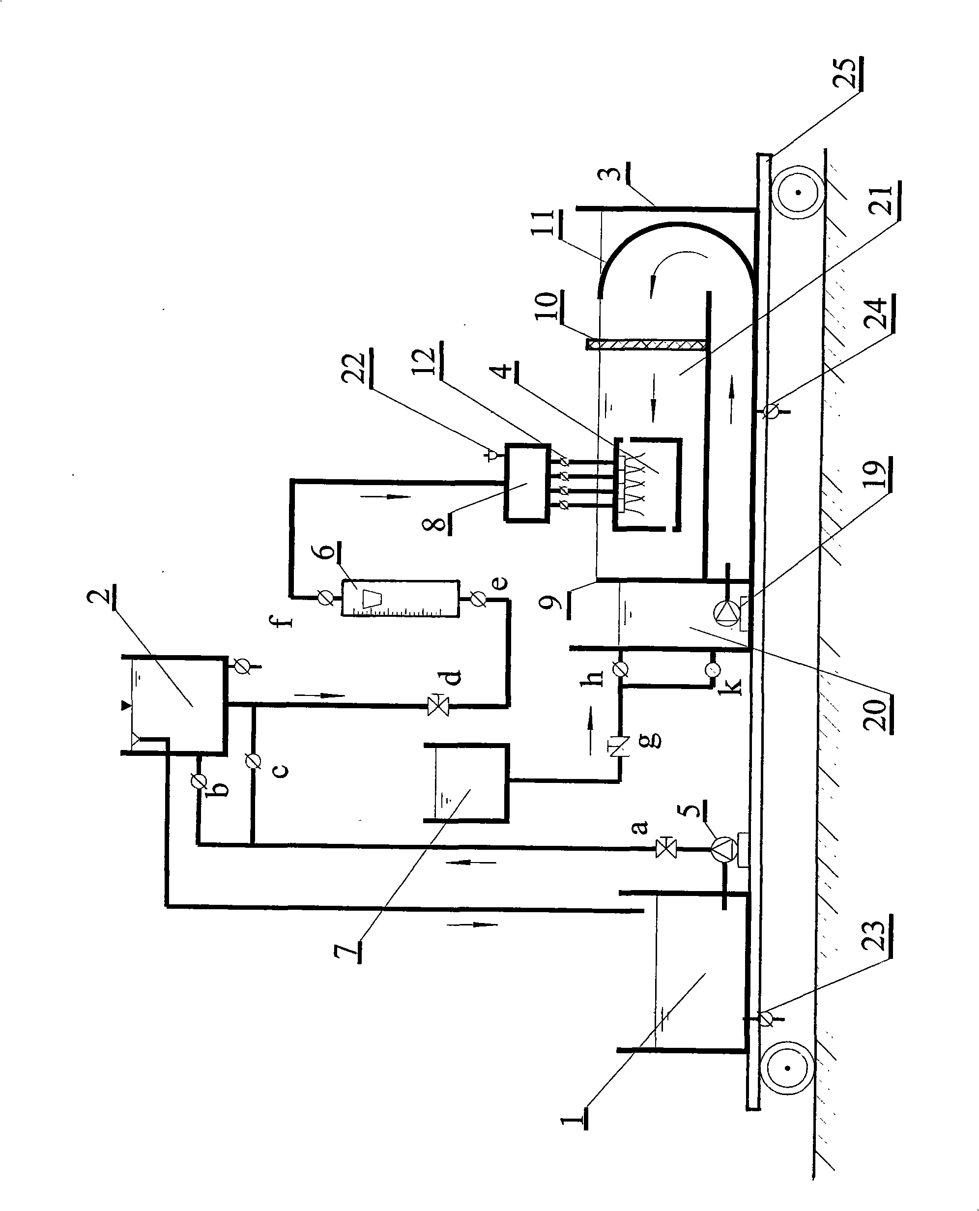 Natural ventilation salt-bath scaled model experimental device