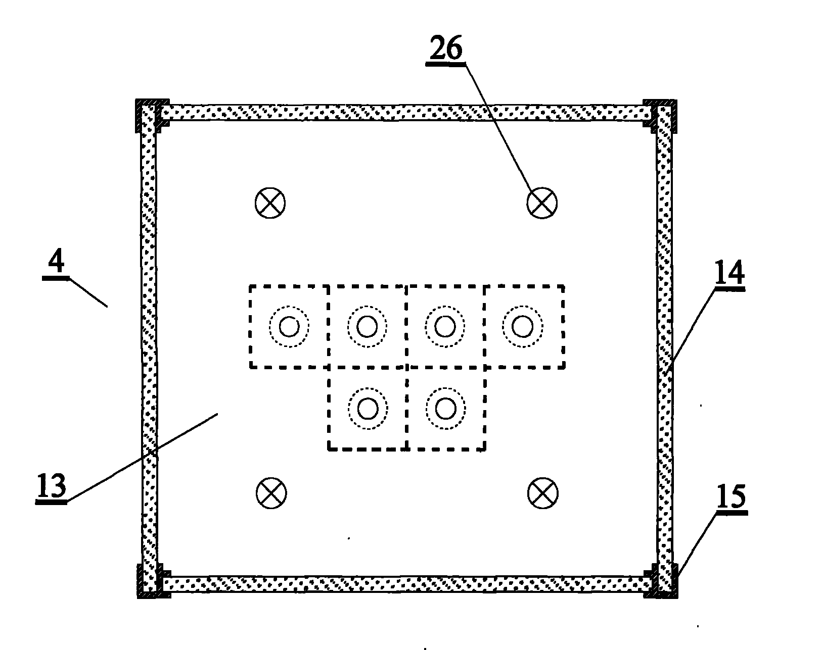 Natural ventilation salt-bath scaled model experimental device