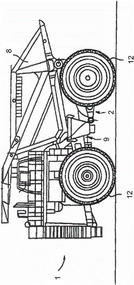 Self-propelled working machine and method for braking working machine of this type