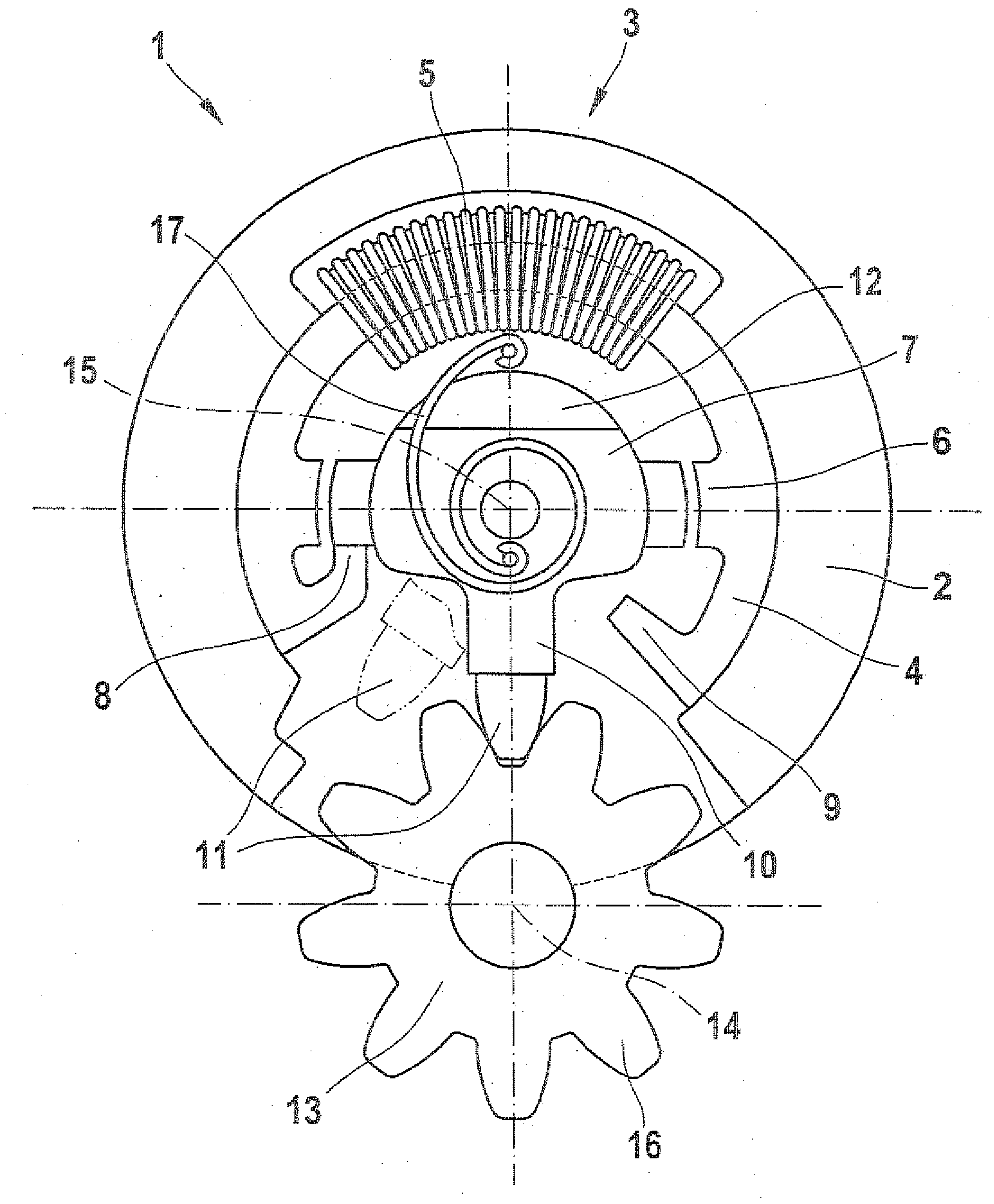 Positive-Fit Freewheel Mechanism That Can Be Electromechanically Actuated, Electromechanical Brake With A Freewheel Mechanism Of This Type For A Motor Vehicle and Method For Adjusting The Play In A Brake Of This Type