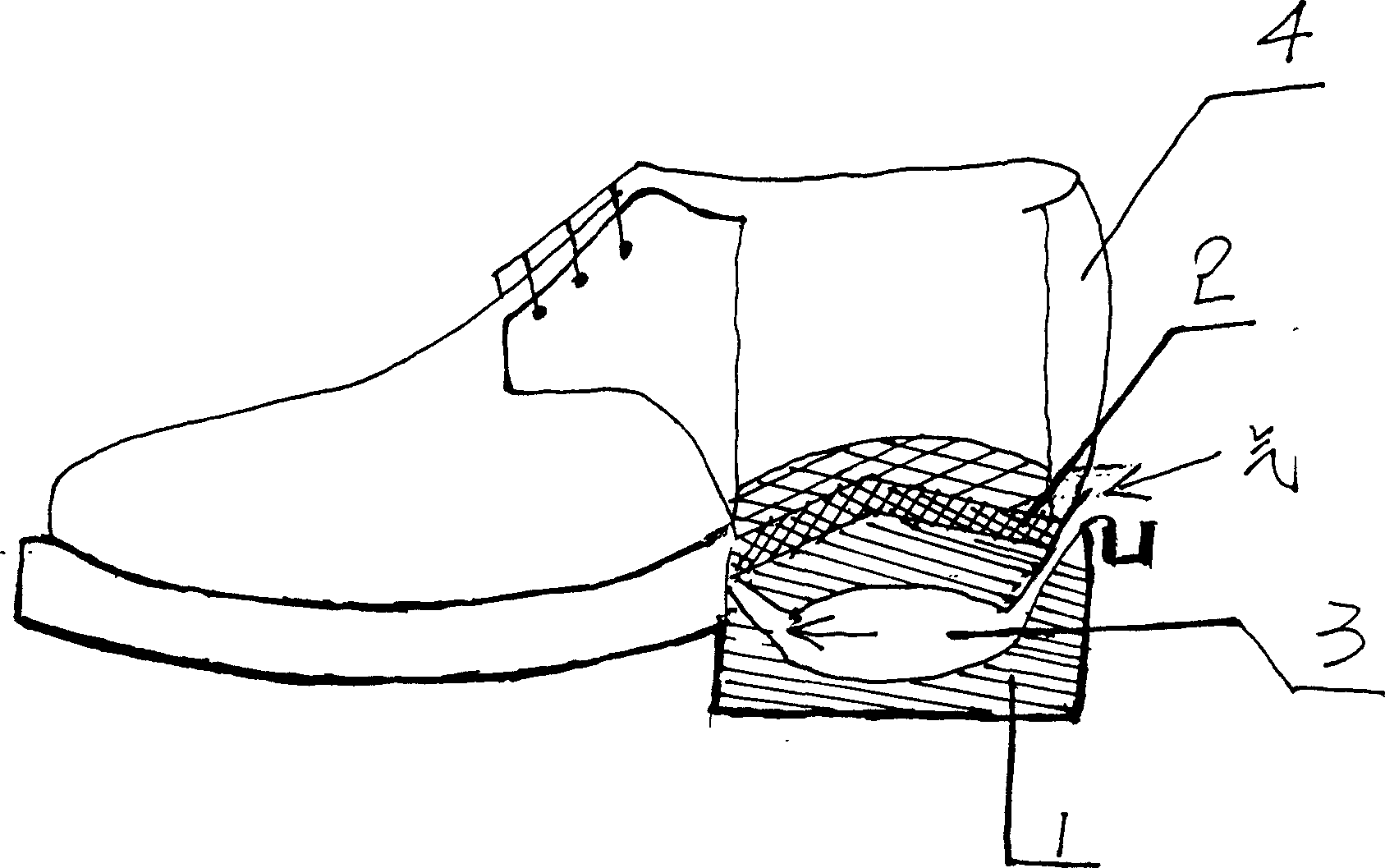 Multi-functional shoes with medicinal function and able to meet requirement of users