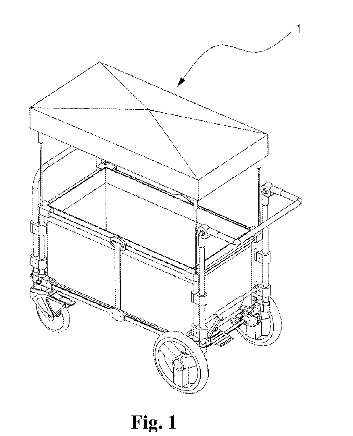 Infant wagon having improved convenience of use