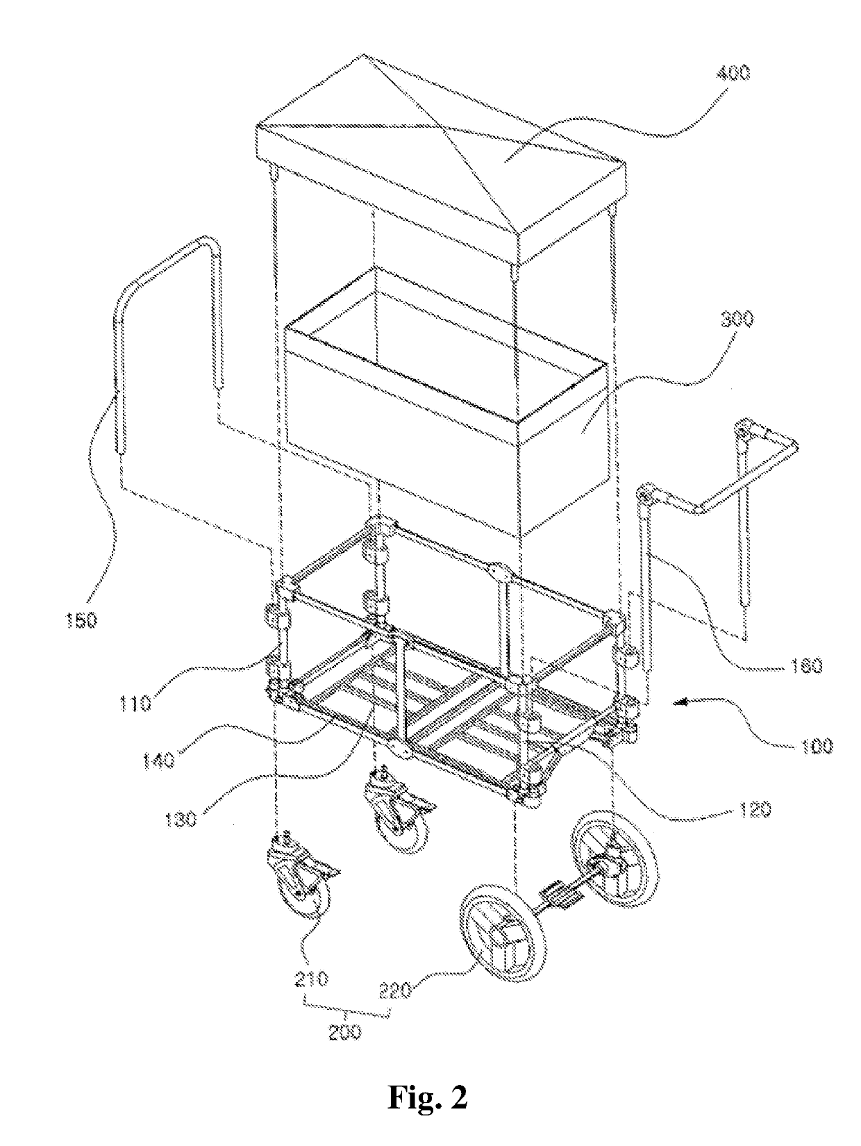 Infant wagon having improved convenience of use