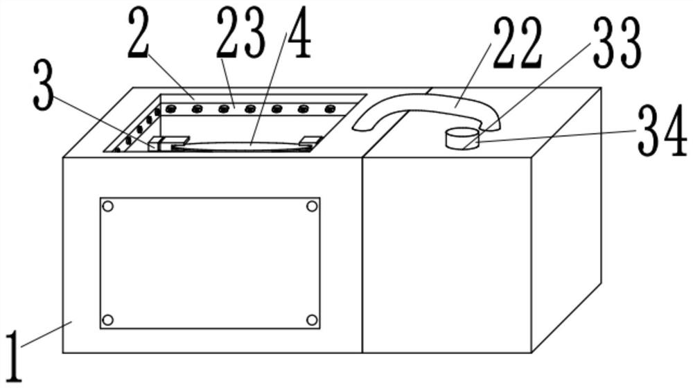 Efficient spectacle lens cleaning device