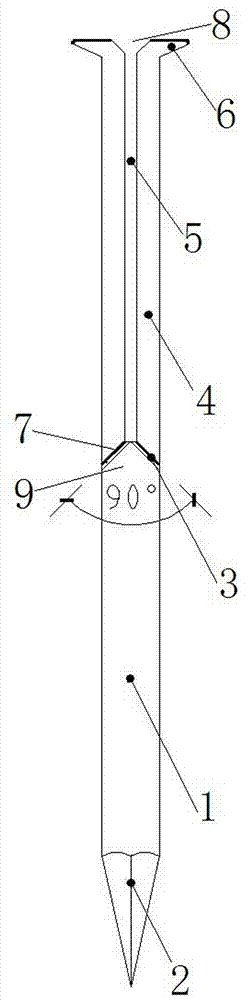 Self-shearing pin for heat-insulation building formworks