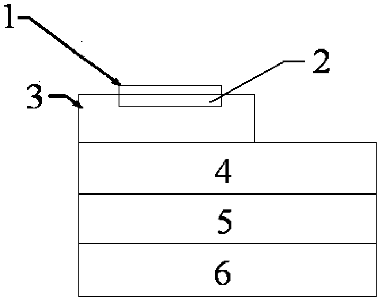 Vertical GaN Schottky diode device and preparation method thereof