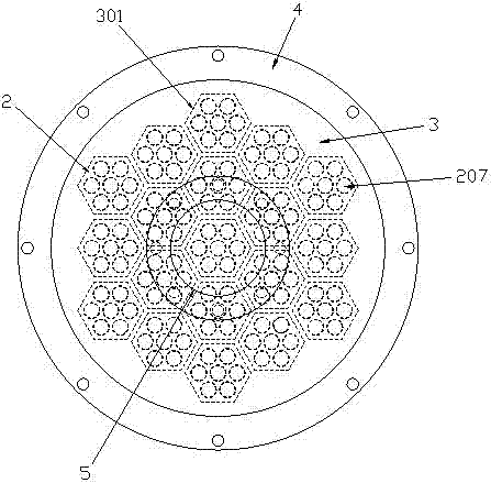 An ozone generator with a nested structure of bionic honeycomb discharge units