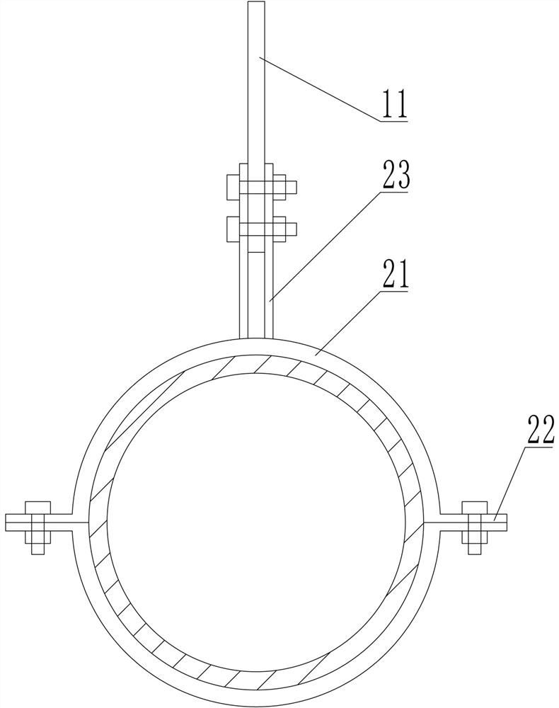 Krah tube electric hot melting connecting device and method