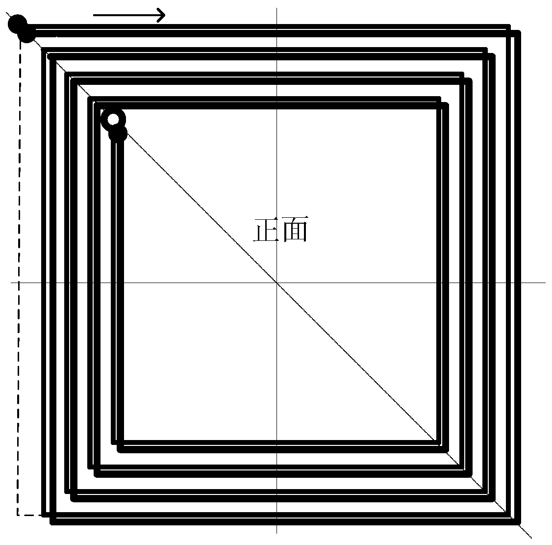 Flexible printed circuit board and manufacturing method of magnetic field coil based on the printed circuit board