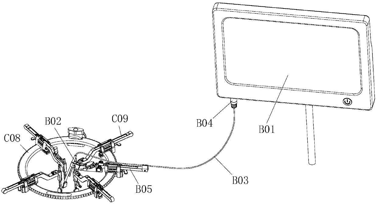 Method and device providing convenience for propping up and maintaining wound and performing operation