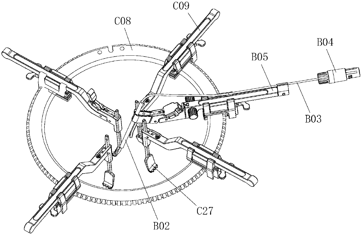 Method and device providing convenience for propping up and maintaining wound and performing operation