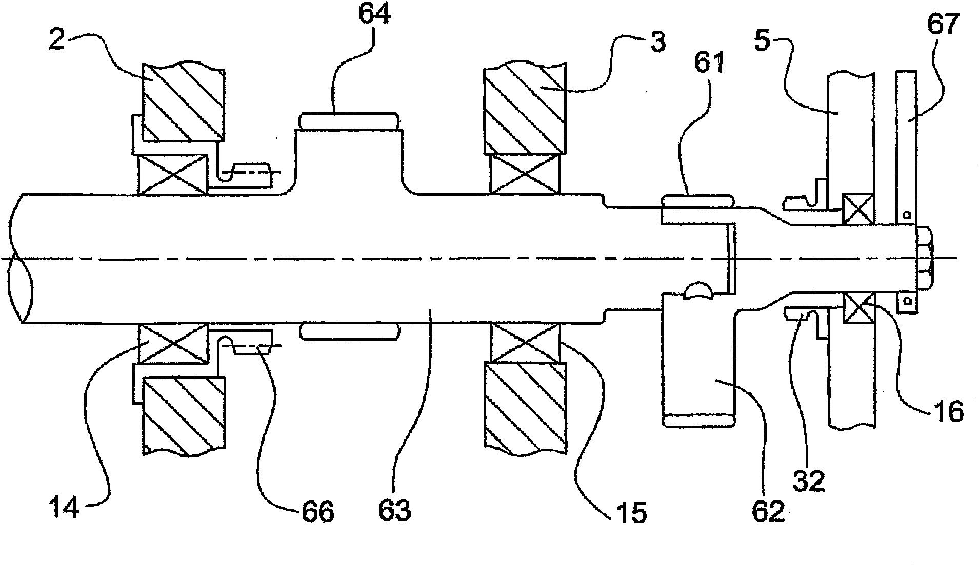 Rotary piston internal combustion engine power unit