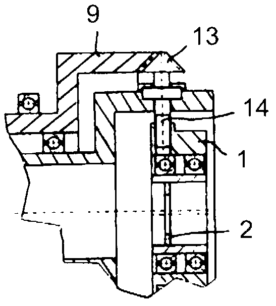 Device for corrugating a metal tube