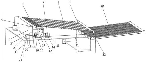 The pressure sensor automatically adjusts the shaking plate and the grain transfer device