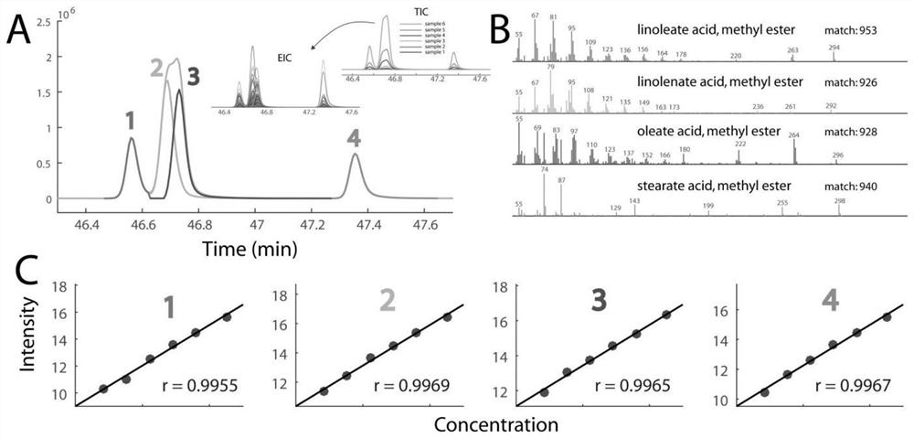 A method for accurate identification of compounds and screening of differential components by gc-ms automatic analysis of complex samples
