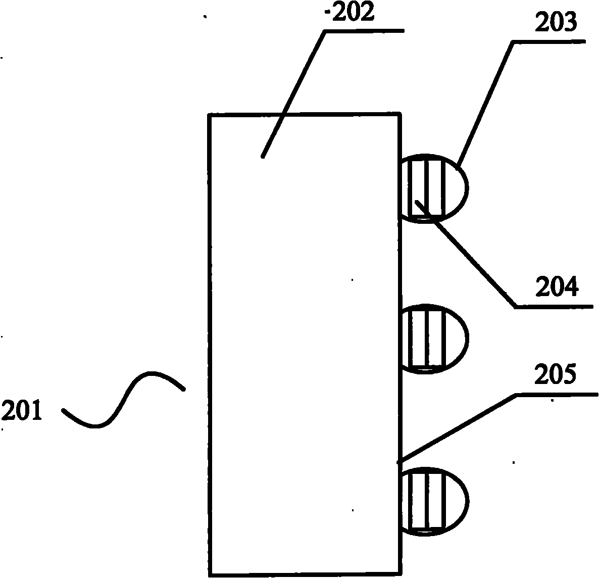 Light and thin LED display screen and LED display system