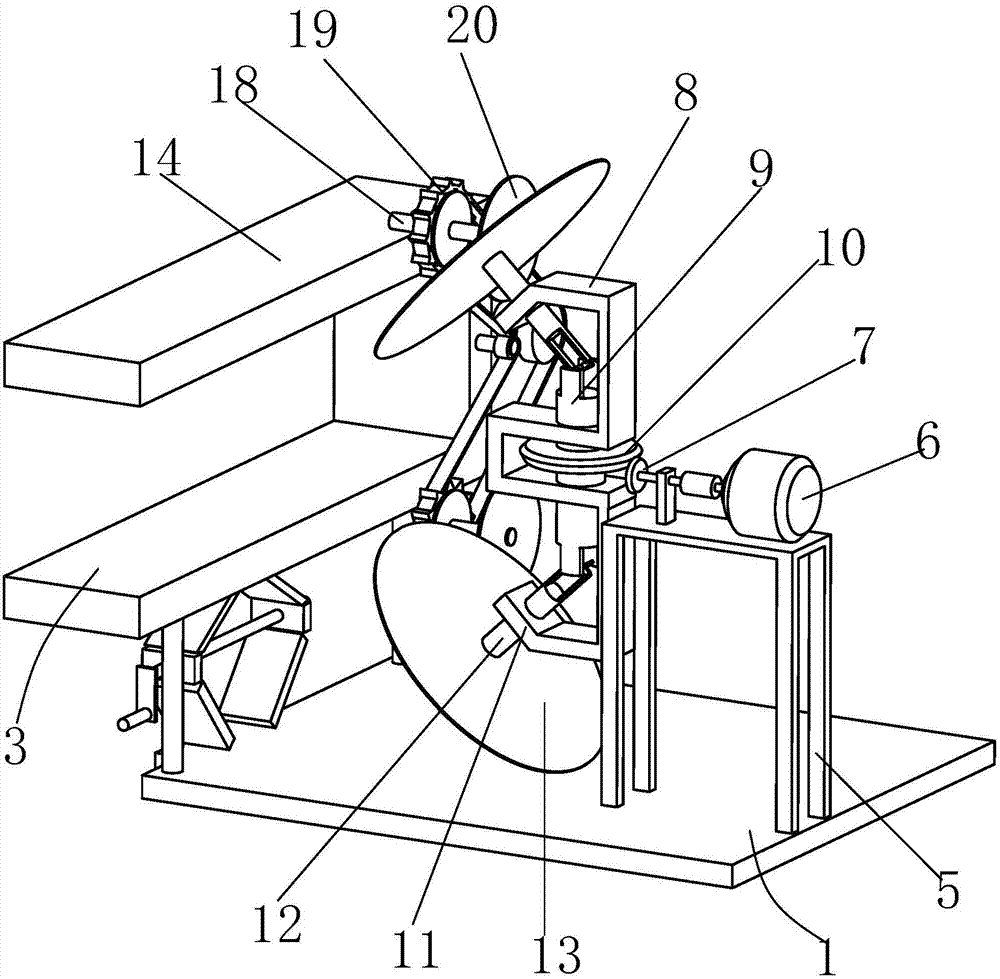 A tenon joint processing device