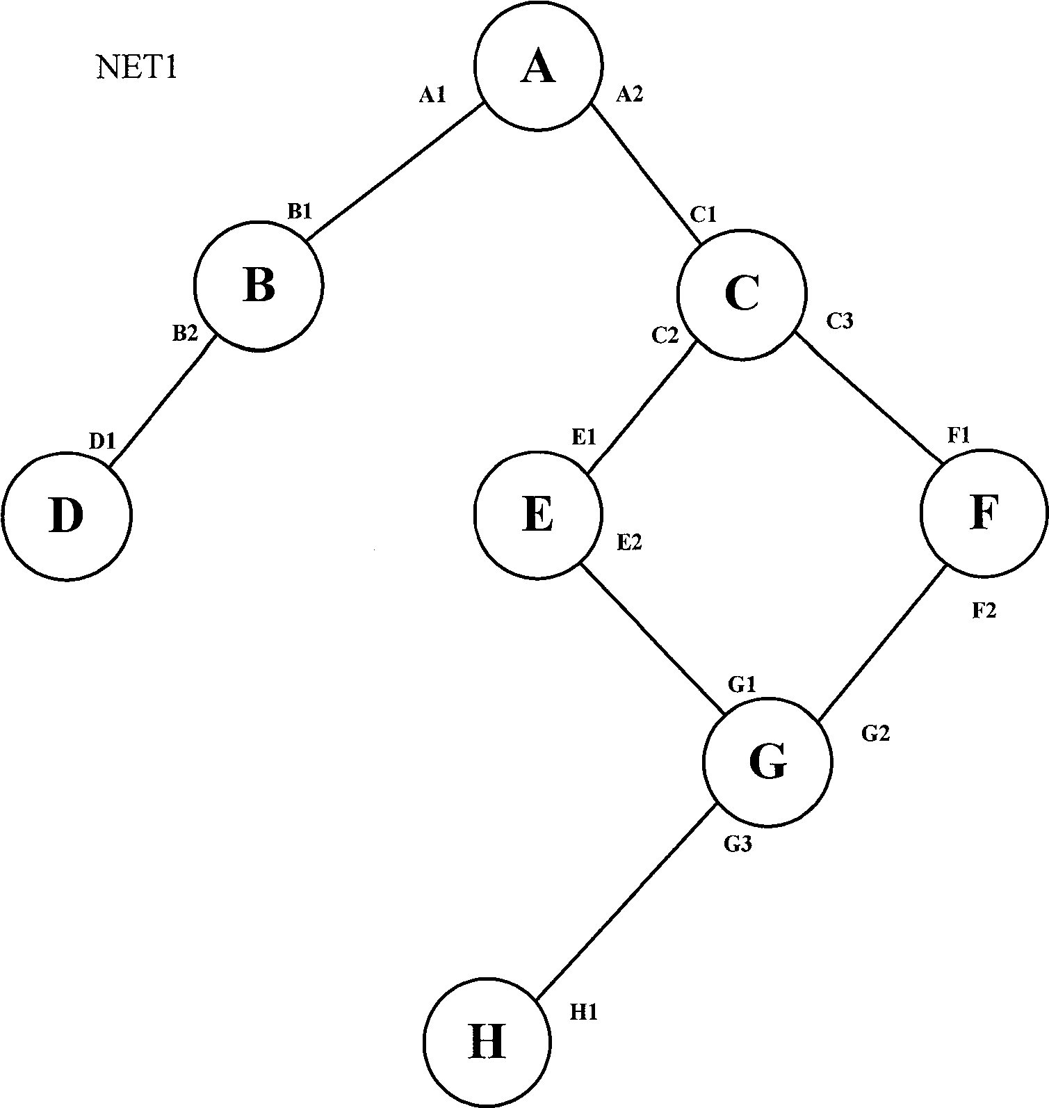 A searching method for message forwarding path, router and network