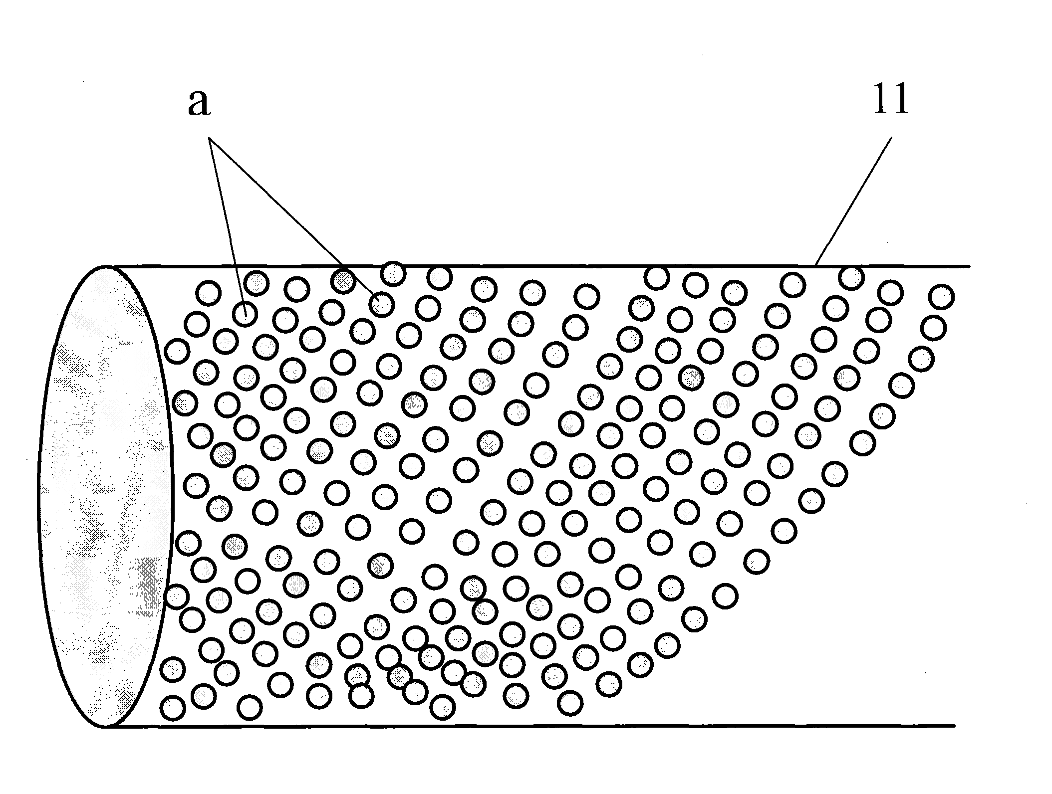 Laser texturing processing method on surface of roller