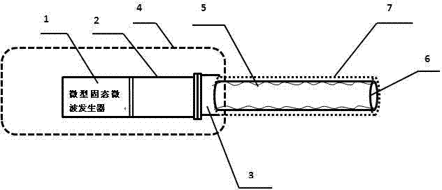 Surface wave plasma light source guided by quartz tube