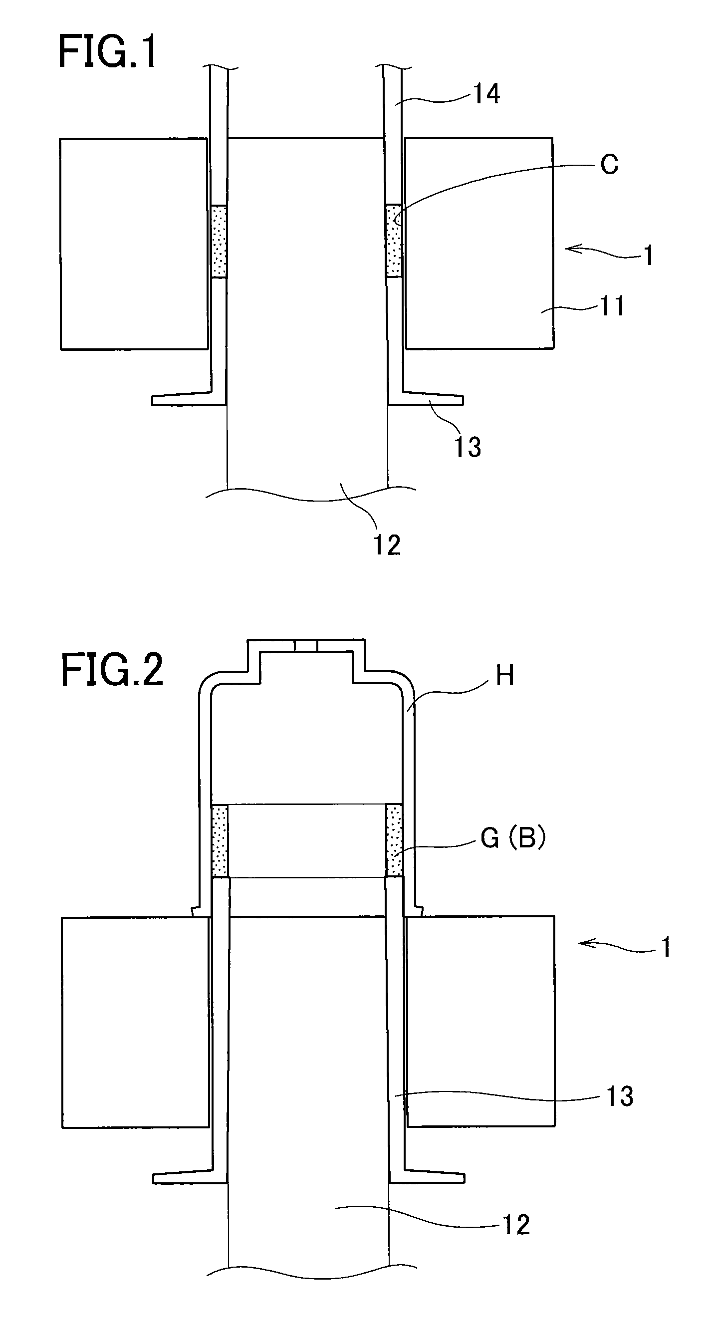 Case-integrated bonded magnet and production method for same