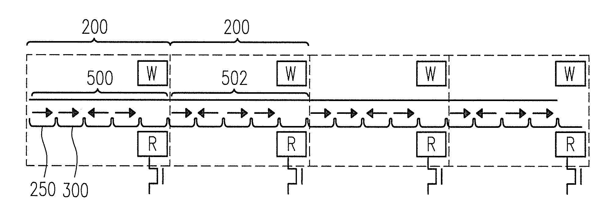 Magnetic shift register and operation method thereof