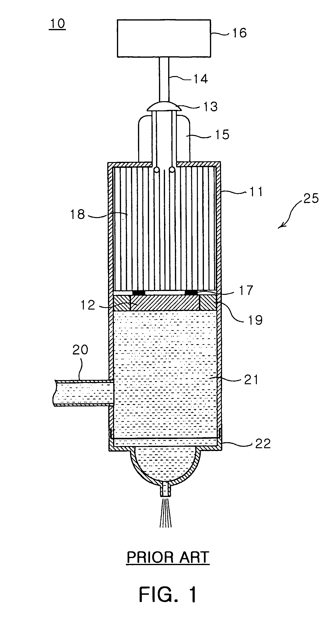 Domestic injection type ultrasonic washing apparatus
