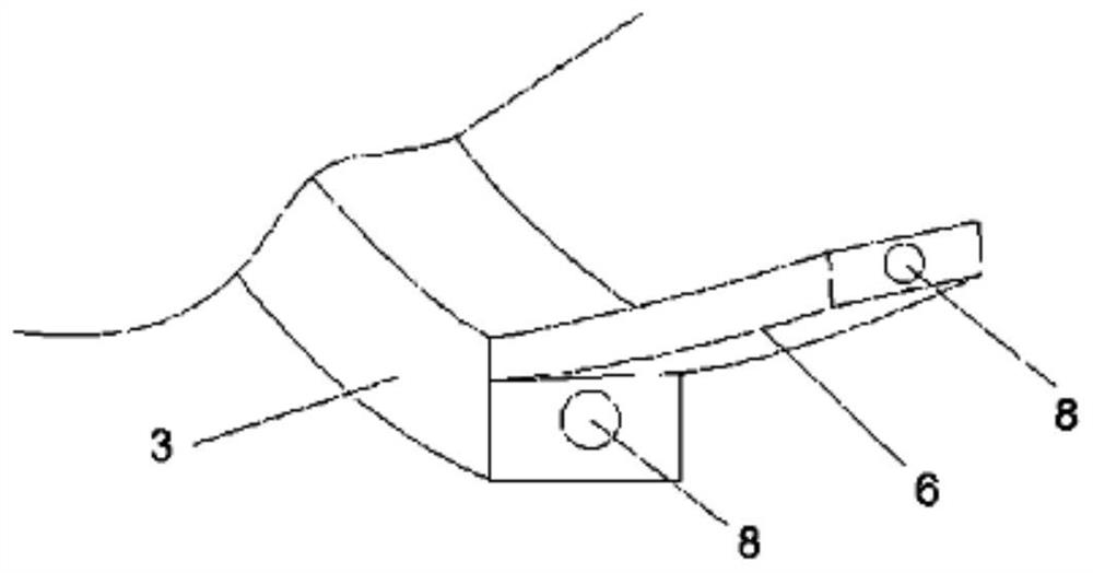 Movable laryngeal cavity distraction guiding device and moving method thereof