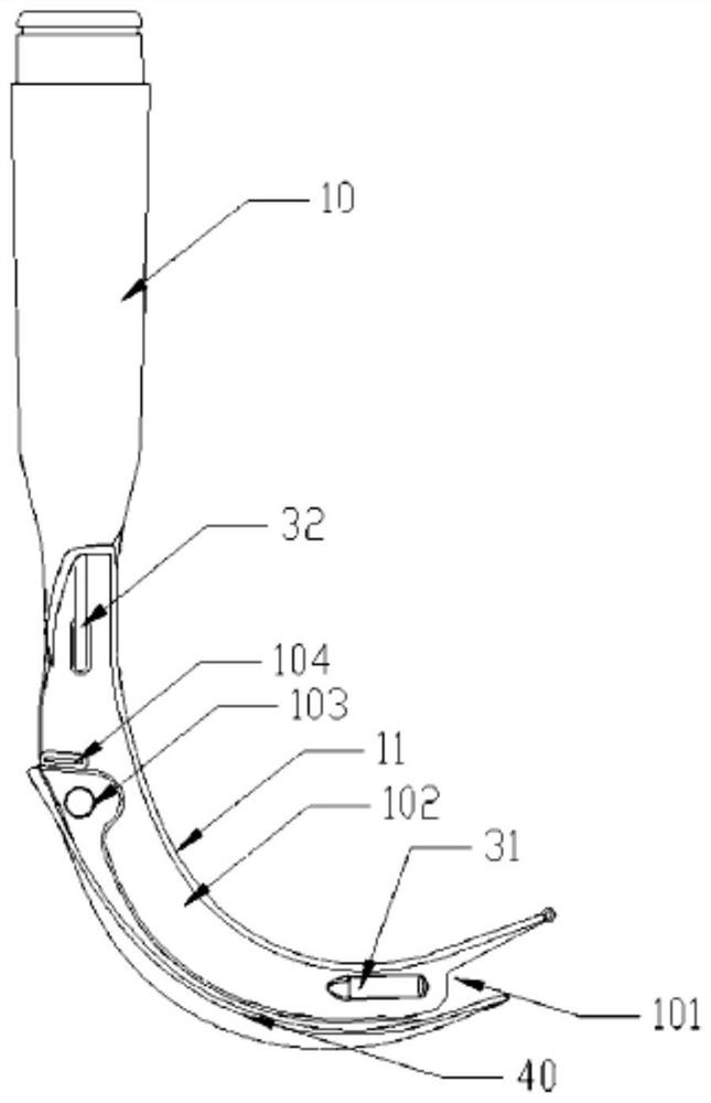 Movable laryngeal cavity distraction guiding device and moving method thereof