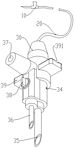A blood collection device and a blood collection instrument using the blood collection device