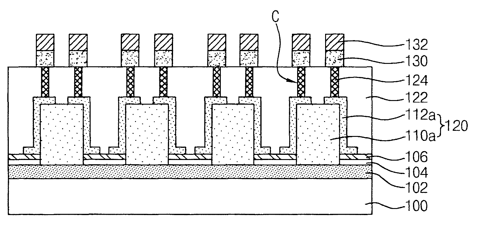 High level integration phase change memory device having an increased diode junction area and method for manufacturing the same