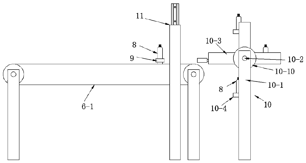 Waterline filling machine vacuumizing device