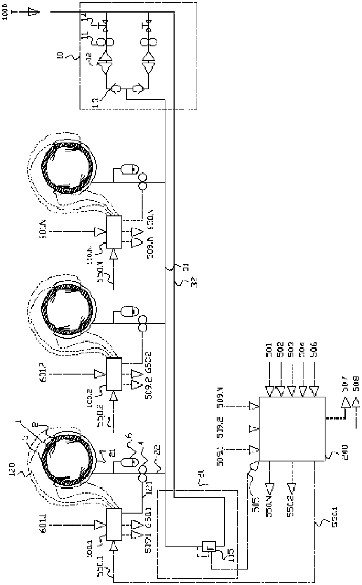 Injectors for cylinder lubricating oil distribution systems for large diesel engine cylinders