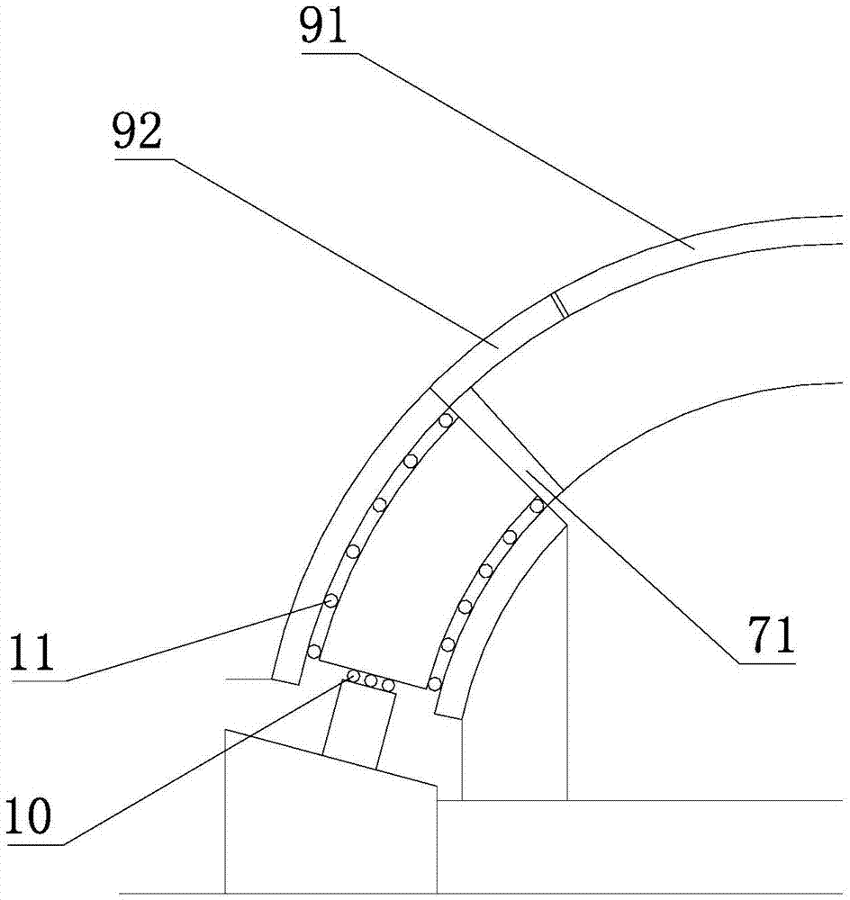 Device for testing mechanical response of surrounding rock and anchoring body under action of dynamic load and static load