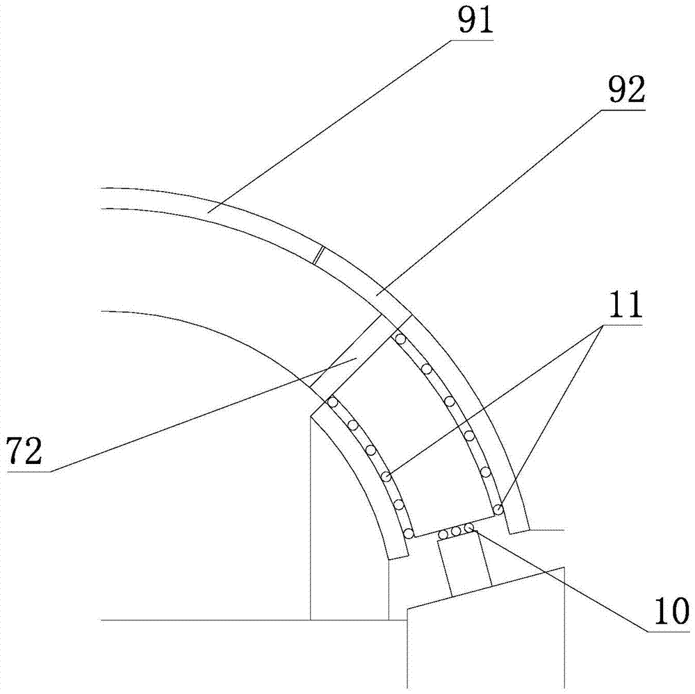 Device for testing mechanical response of surrounding rock and anchoring body under action of dynamic load and static load