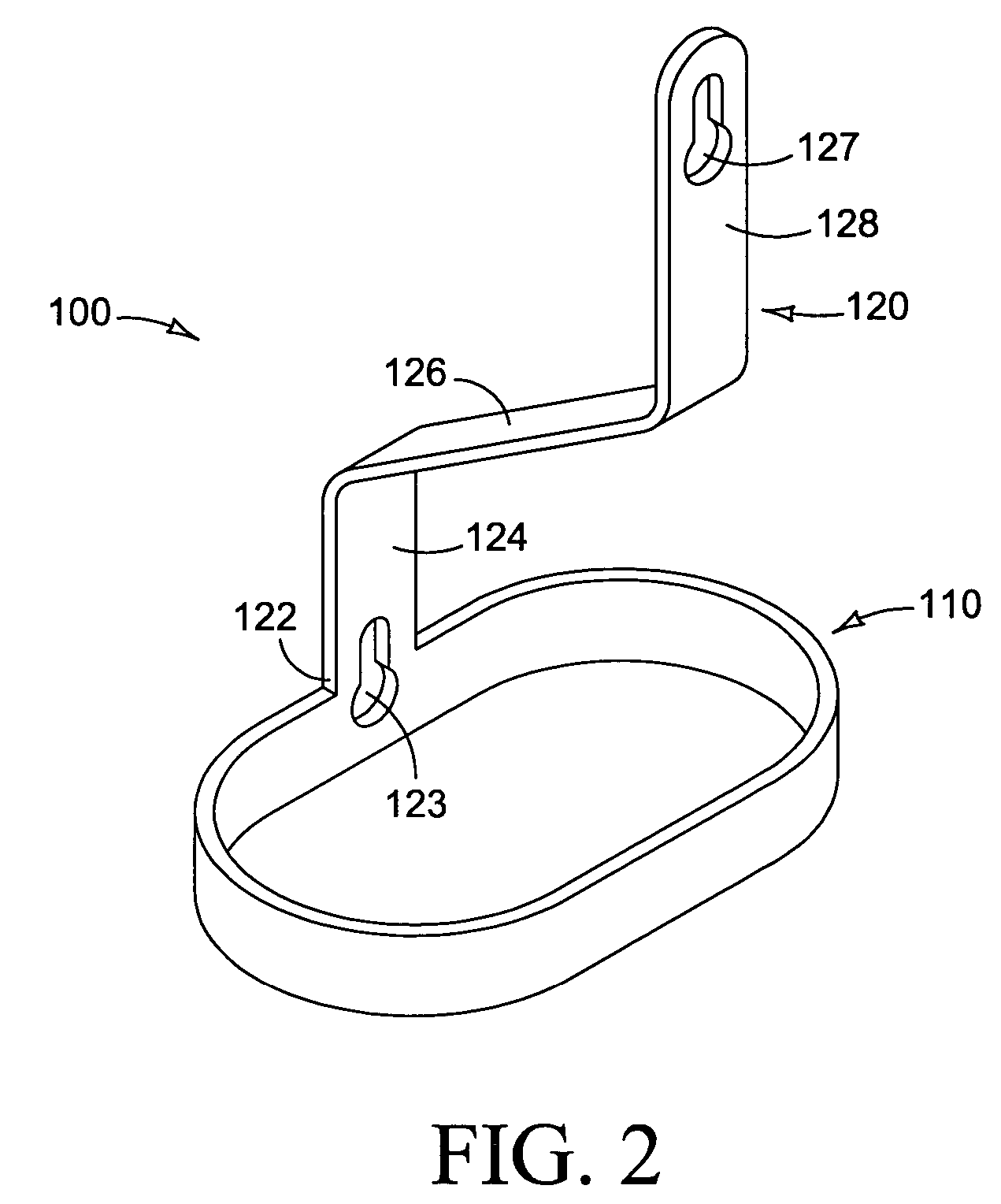 Cord holder with integral locking mechanism