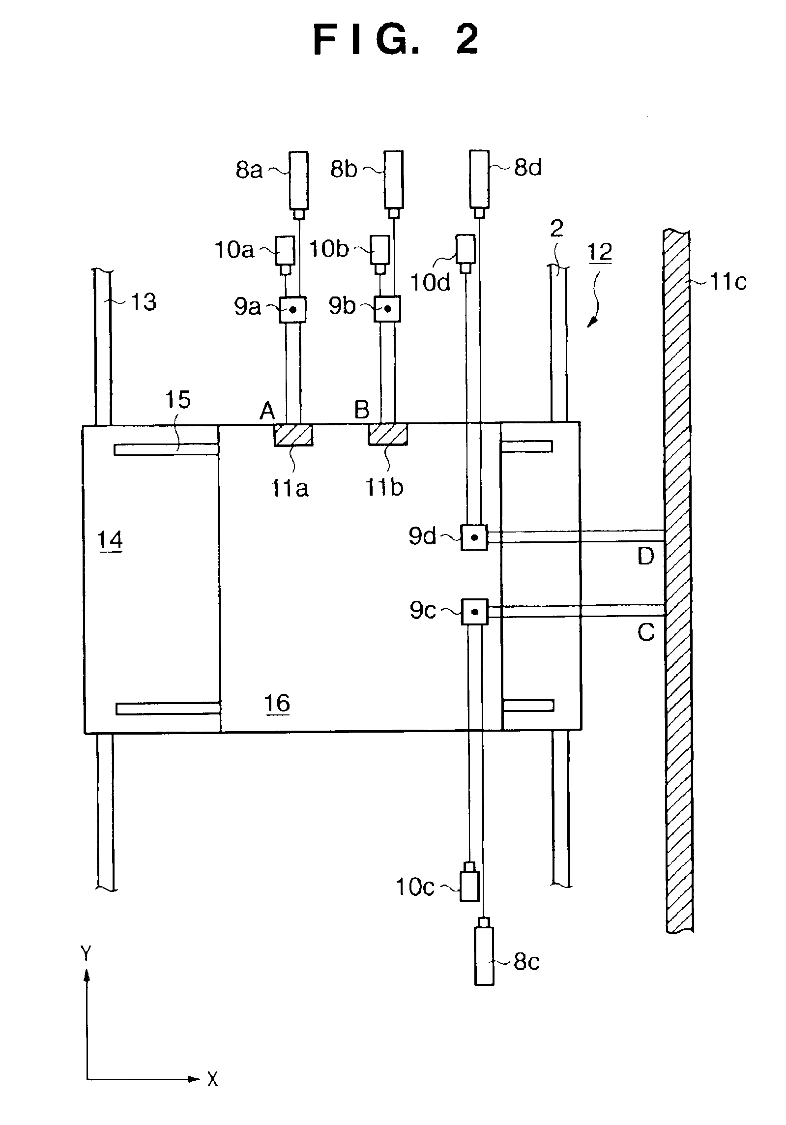 Stage apparatus which supports interferometer, stage position measurement method, projection exposure apparatus, projection exposure apparatus maintenance method, semiconductor device manufacturing method, and semiconductor manufacturing factory