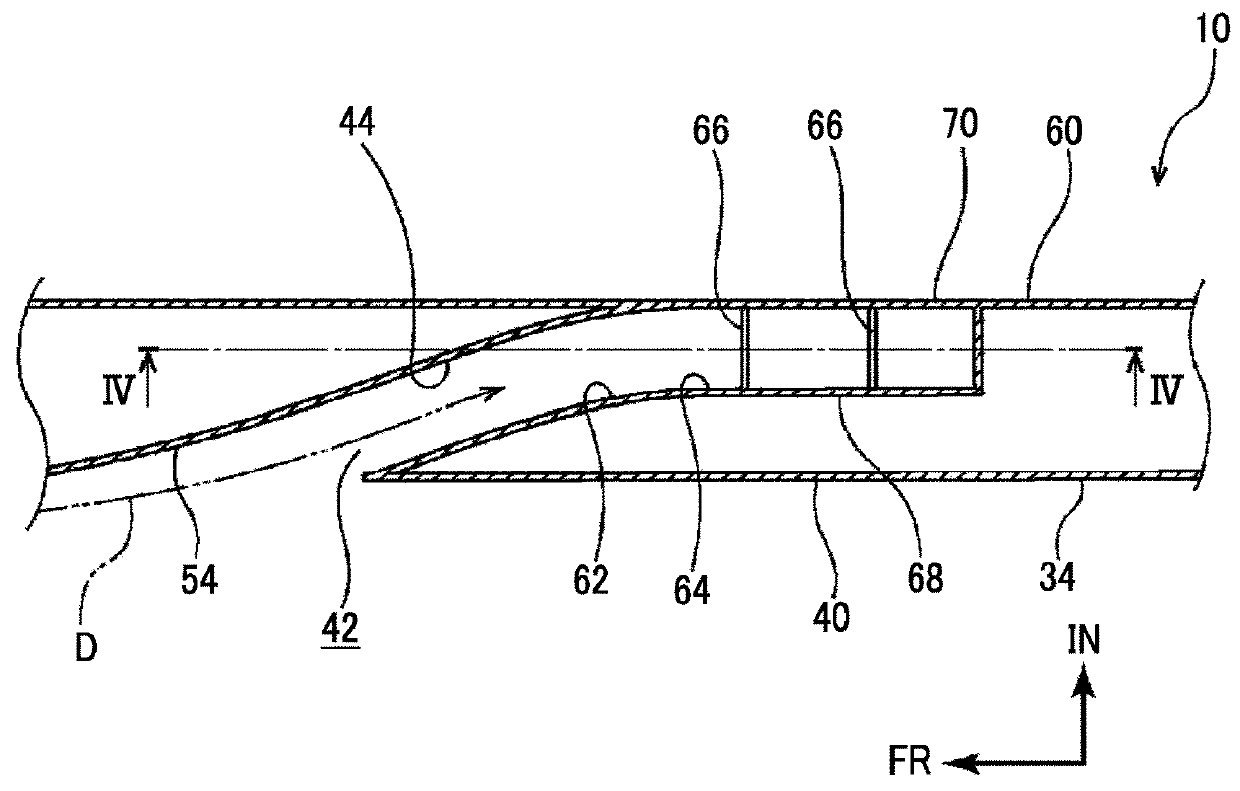 Vehicle side structure of pickup truck