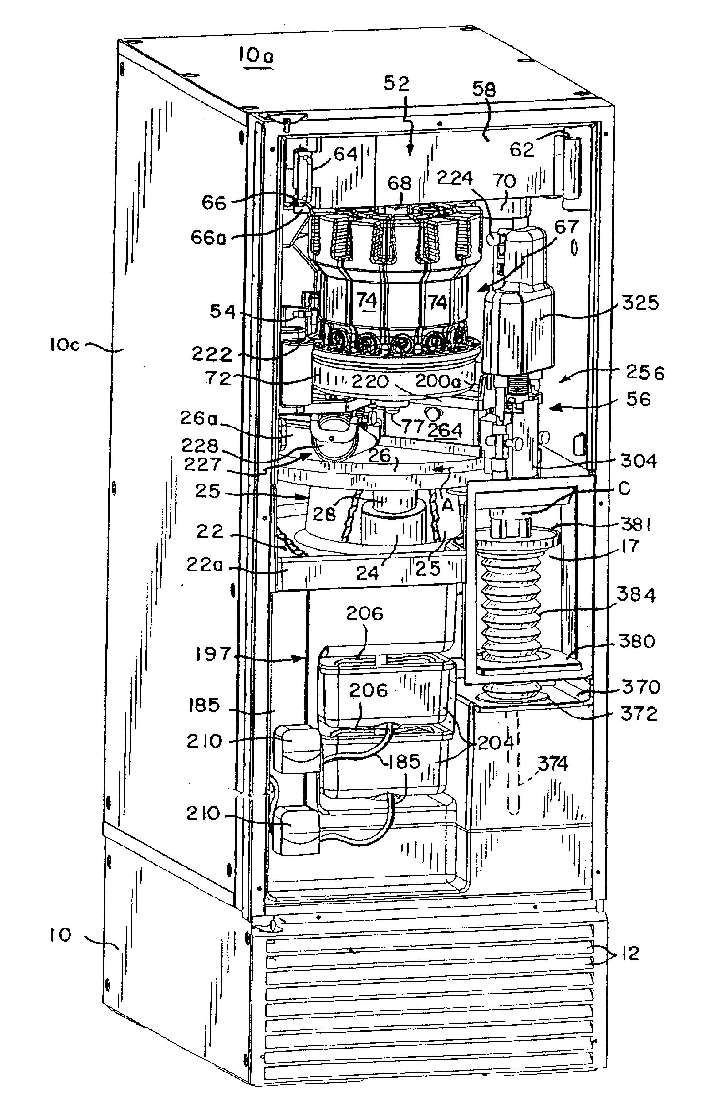 Method for producing and dispensing an aerated and/or blended food product