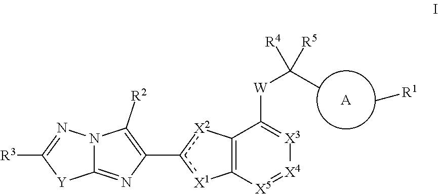 Imidazopyridazine and imidazothiadiazole compounds