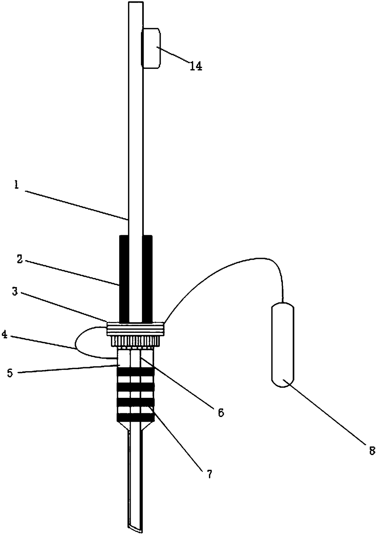 Artery-vein puncture needle with novel structure and functions