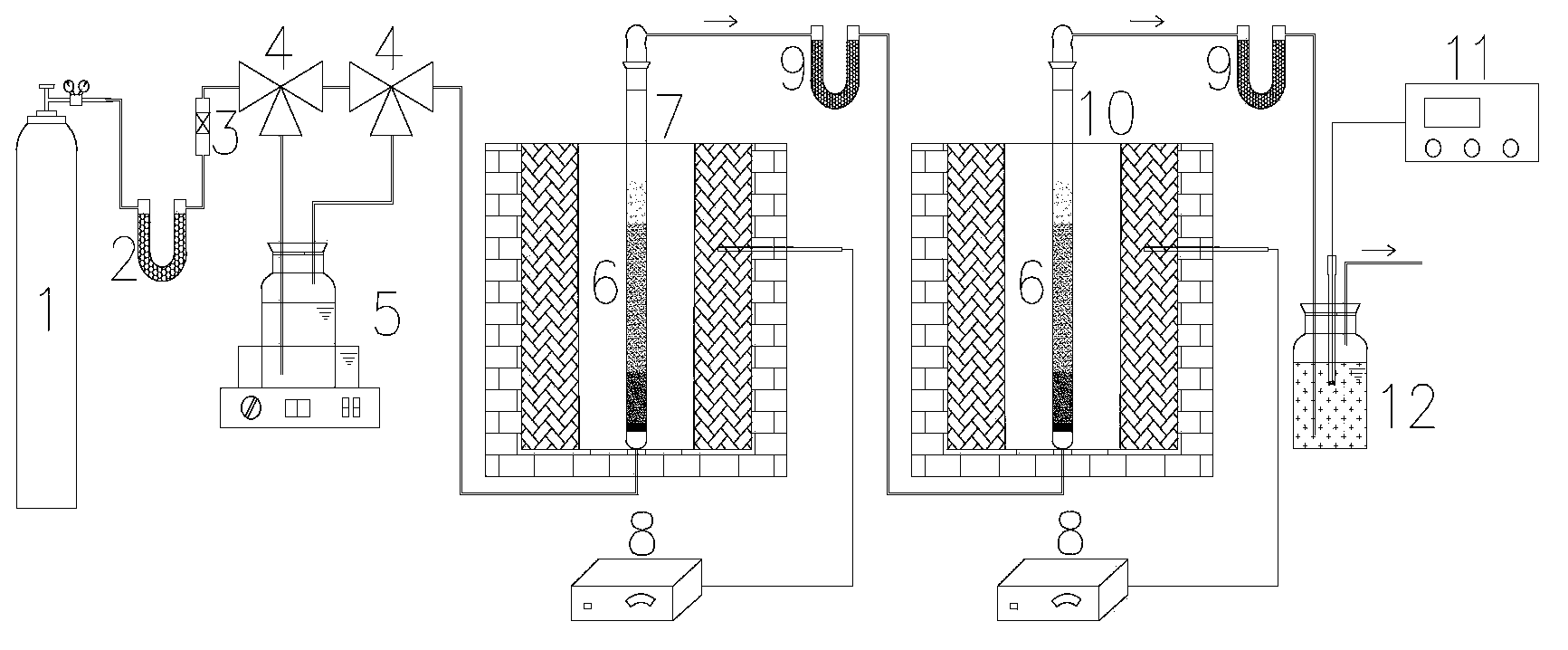 Method for recovering vanadium and manganese by using stone coal and low-grade pyrolusite together