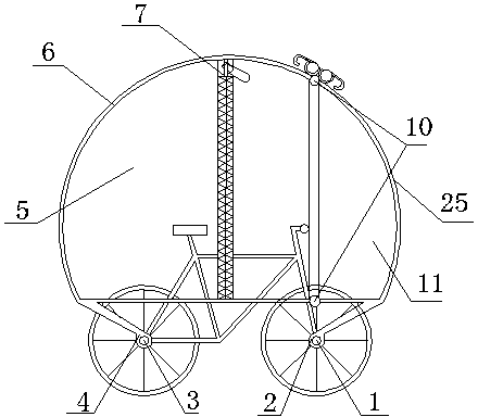 Auxiliary device for bicycle