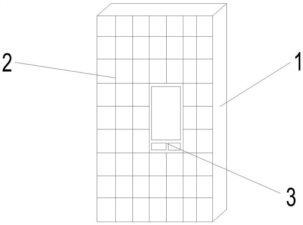 Self-service medicine storage cabinet