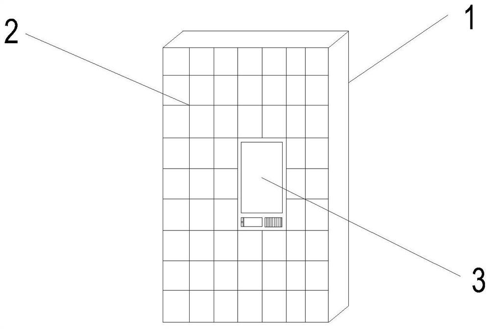 Self-service medicine storage cabinet