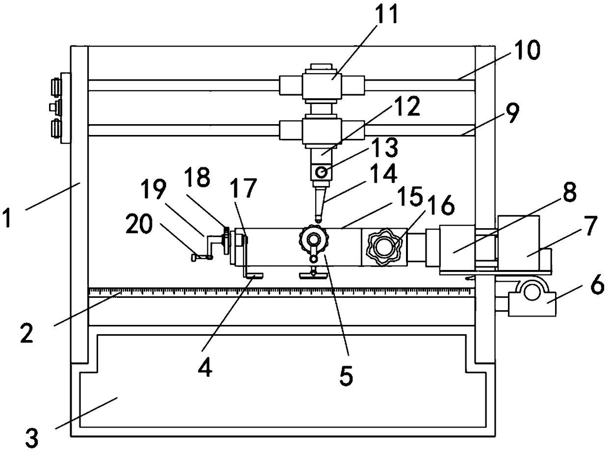 Glass cutting device for GPS