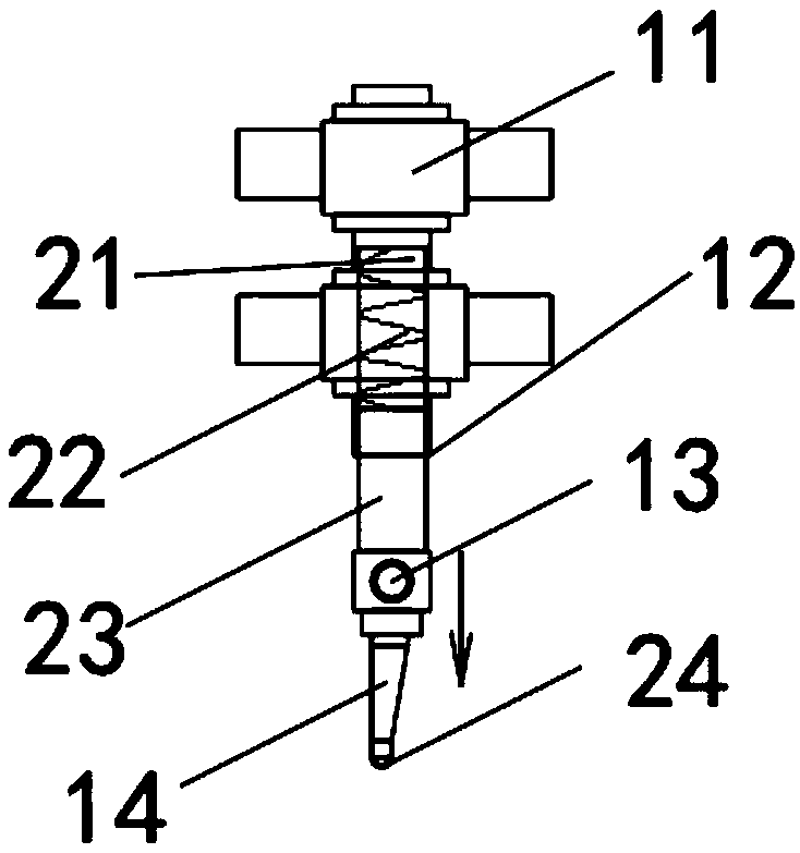 Glass cutting device for GPS