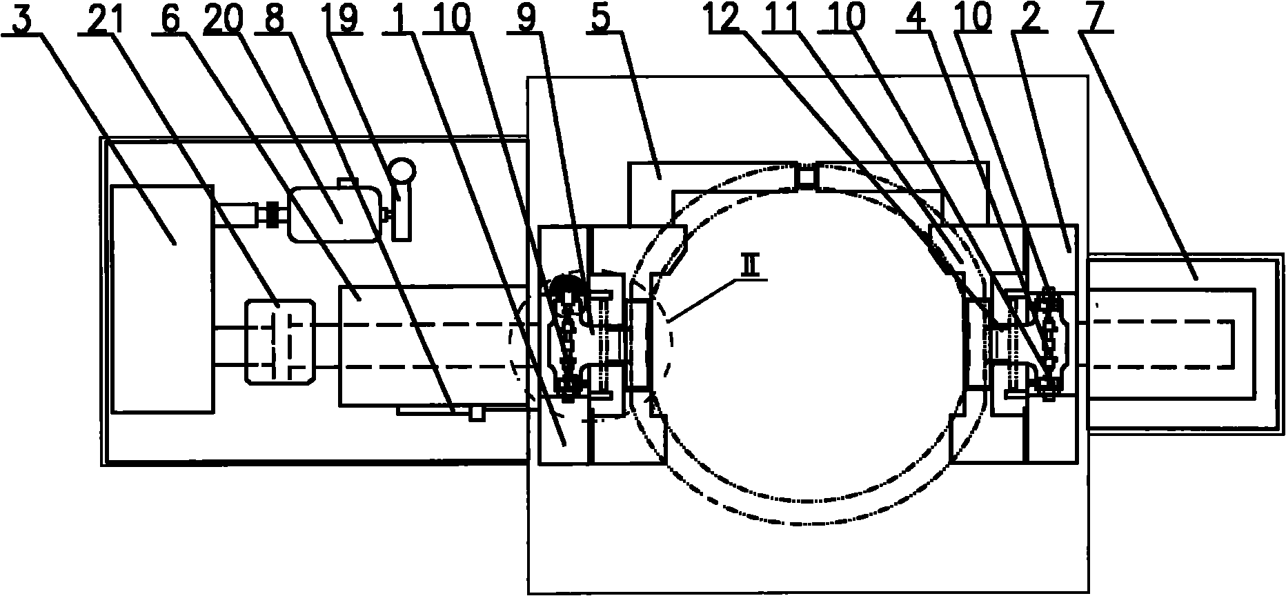 Ladle tilting mechanism